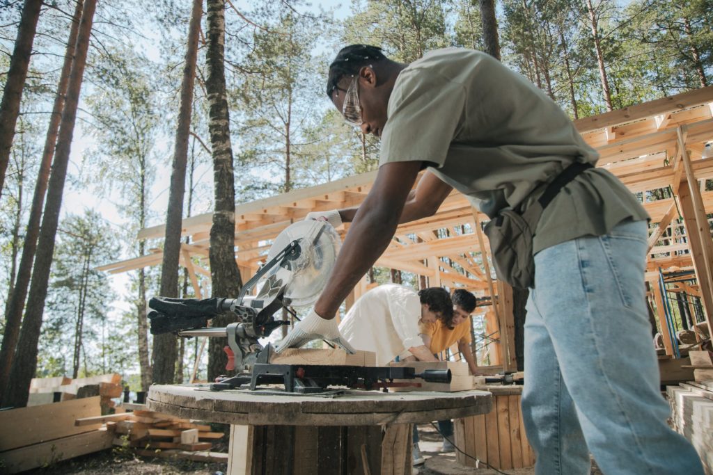 Cutting lumber